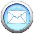 Blue glass email button