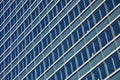 Blue glass high rise building skyscrapers