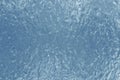 Blue glass ice background - frosted window Royalty Free Stock Photo