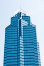 Blue Glass Office Tower Royalty Free Stock Photo