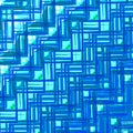 Blue Glass Texture. Abstract Geometric Pattern. Creative Background Design. Retro Style Illustration. Digital Art Graphic. Royalty Free Stock Photo