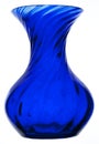 Blue Glass Vase Royalty Free Stock Photo