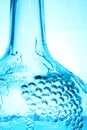 Blue Glass Vase Royalty Free Stock Photo