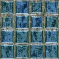 Blue glass window seamless pattern texture Royalty Free Stock Photo