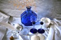 Blue Glass Still Life