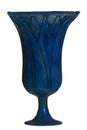 Blue glazed composition chalice. Ancient Egypt