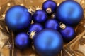 Blue glitter-balls