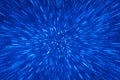 Blue glitter explosion lights abstract background Royalty Free Stock Photo