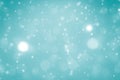 Blue glitter texture christmas with light snow background for Chrismas New Year day