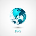 Blue Globe Royalty Free Stock Photo