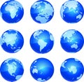 Blue Globes