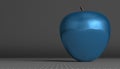 Blue glossy apple