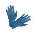 Blue gloves Royalty Free Stock Photo
