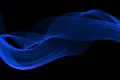 Blue glow energy wave. lighting effect abstract background with