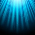 Blue glowing light background with luminous rays Royalty Free Stock Photo