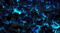 Blue Glowing Neon Technology Background. Black Friday, Cyber Monday Sale Concept. Abstract Futuristic Sci Fi Modern Royalty Free Stock Photo