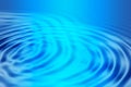 Blue glowing ripples