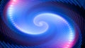 Blue glowing spiral abstract background Royalty Free Stock Photo
