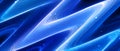 Blue glowing widescreen technology waves abstract background Royalty Free Stock Photo