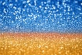 Blue Gold Glitter Royalty Free Stock Photo