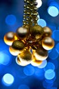 Blue Golden Ornaments