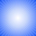 Blue gradient abstract star burst background - hypnotic vector graphic Royalty Free Stock Photo