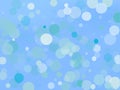 Blue gradient background with bokeh effect. Abstract blurred pattern. Light background Vector illustration Royalty Free Stock Photo