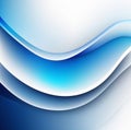 blue gradient background with curves has a bokeh effect Royalty Free Stock Photo