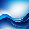 blue gradient background with curves has a bokeh effect Royalty Free Stock Photo