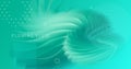 Blue Gradient Fluid. 3d Vibrant Movement. Dynamic Royalty Free Stock Photo