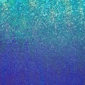 Blue gradient glittering background. Ombre backdrop paper texture