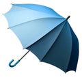 Blue Gradient Umbrella, Royalty Free Stock Photo