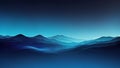 Blue gradient waves abstract background