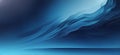 Blue gradient waves abstract background