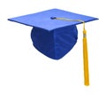 Blue Graduation Hat Front