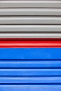 Blue-gray Background With A Red Stripe
