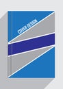 Blue and gray cover design