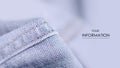 Blue gray jeans fabric macro texture fashion Royalty Free Stock Photo