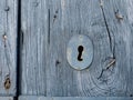 Blue / gray old door texture Royalty Free Stock Photo