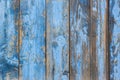 Blue gray paint mottled wooden doors Royalty Free Stock Photo