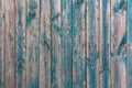 Blue-gray painted wood planks