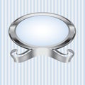 Blue and Gray Pearl Frame Royalty Free Stock Photo