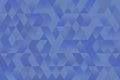 Blue Gray Triangle Seamless Pattern