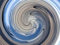 Blue and Gray Twirls Royalty Free Stock Photo