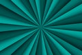 Blue-green abstract background, three shades of green lines