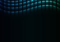 Blue green abstract pixel curve background Royalty Free Stock Photo