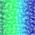 Blue-Green abstract polygonal background. Can be used for wallpaper, pattern fills, web page background and mobile interface temp Royalty Free Stock Photo