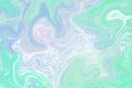 Blue green agate multicolored digital texture. Natural marbling abstraction backdrop. Digital suminagashi