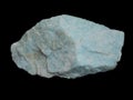 Blue-green amazonite K-feldspar mineral