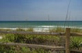 The Blue-Green Atlantic Waters Off The Shore Of Melbourne Beach, Florida